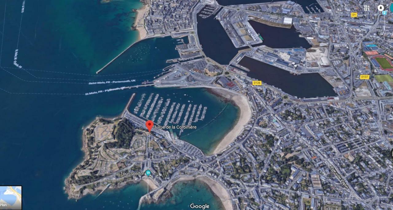 圣马洛Cosy Solidor Beach View公寓 外观 照片